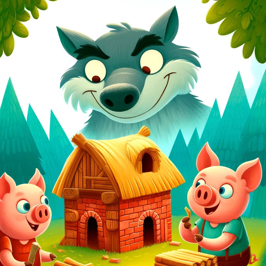 Three Piggy and a Wolf